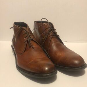 To Boot New York Men Cognac Aero Richard Leather Calf Chukka Boots